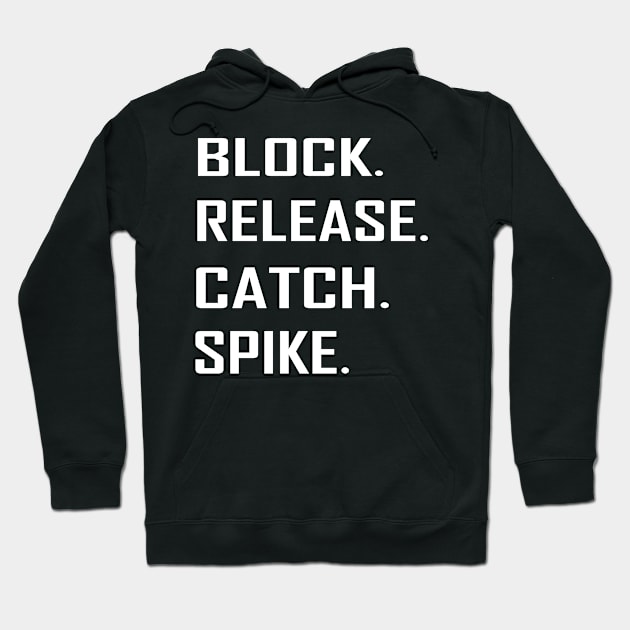 block release catch spike shirt Hoodie by TheAwesome